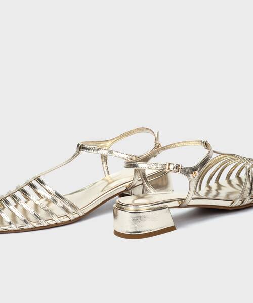Flat Sandals | PANARO 1759-B400LY | GOLD | Martinelli