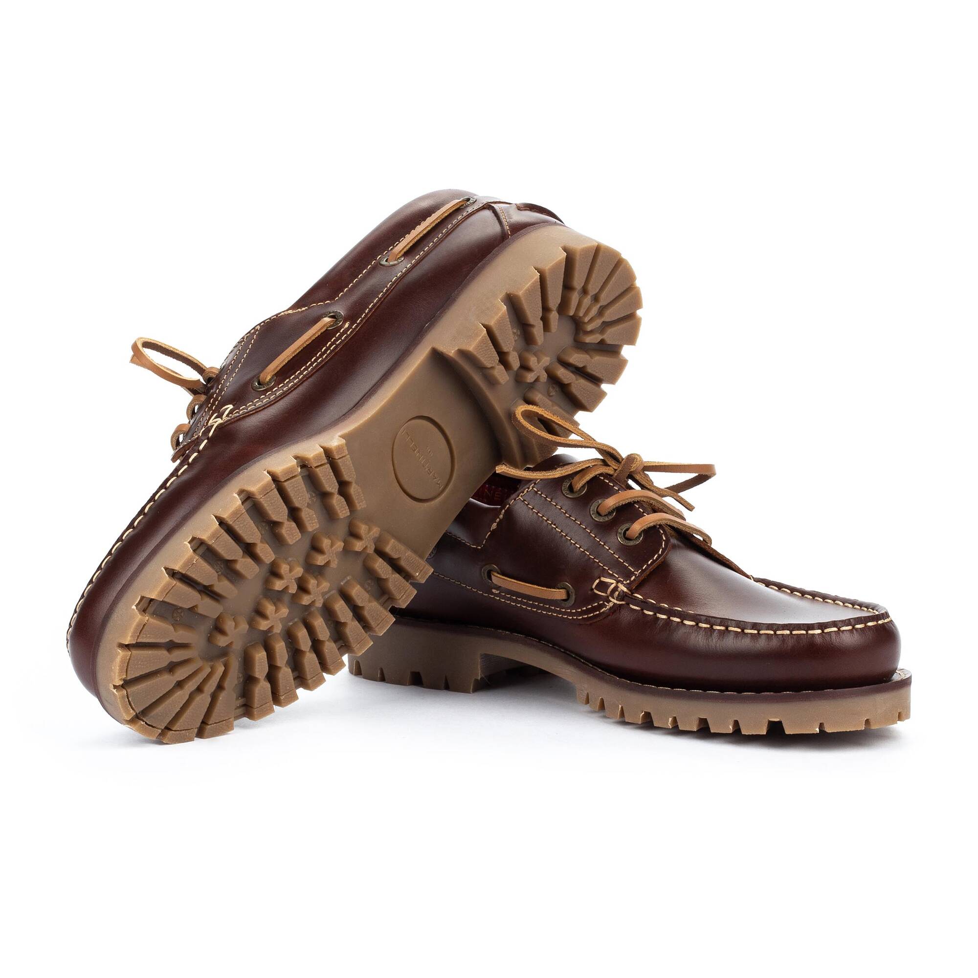 Boat shoes | AUSTIN 1285-1585PYP, COGNAC, large image number 70-1285-1585PYP_201_Martinelli_AUSTIN_COGNAC_full.jpg | null
