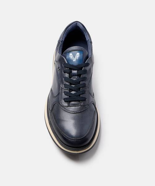 Men elegant sneaker , WALDEN 1606 , WALDEN 1606-2791LA , BLUE