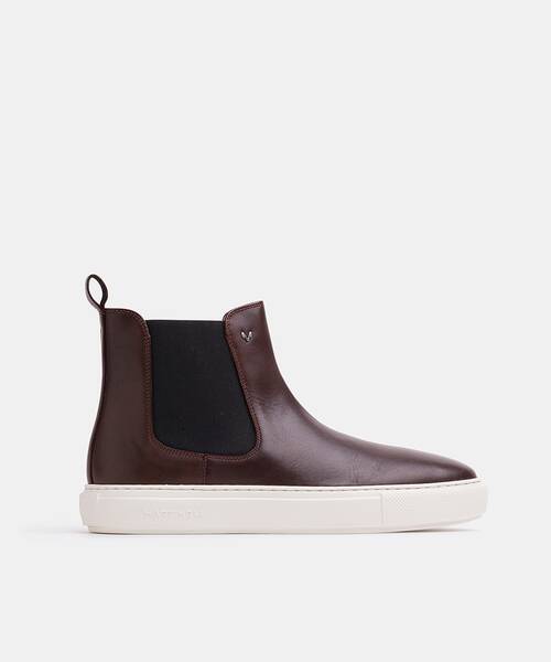Men leather ankle boots , HASTINGS 1738 , HASTINGS 1738-2956CY , OLMO