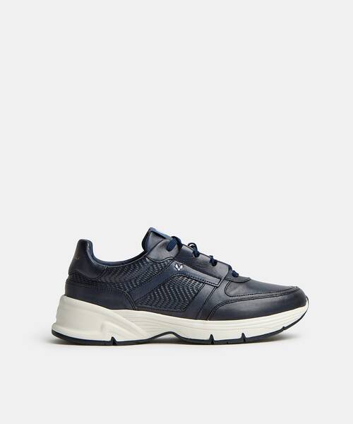 Men elegant sneaker , NORWICH C001 , NORWICH C001-2966L , BLUE