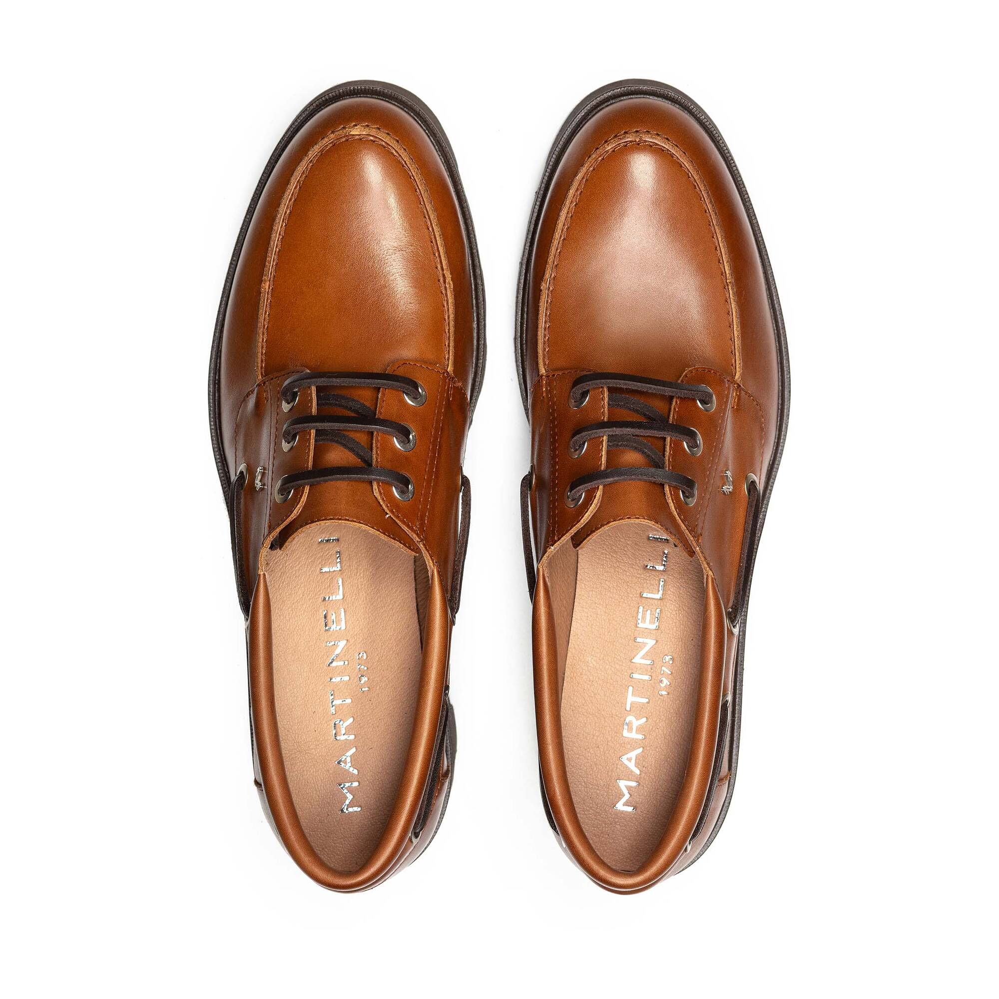 Boat shoes | HERMOSILLA 1568-B109C, CUERO, large image number 100-1568-B109C_202_Martinelli_HERMOSILLA_CUERO_full.jpg | null