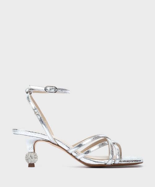 Heeled Sandals | LESINA 1745-B341N | PLATA | Martinelli