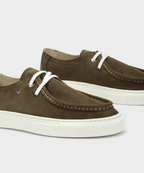 Lace up shoes | RAWSON 1659-2776W | OLIVE | Martinelli