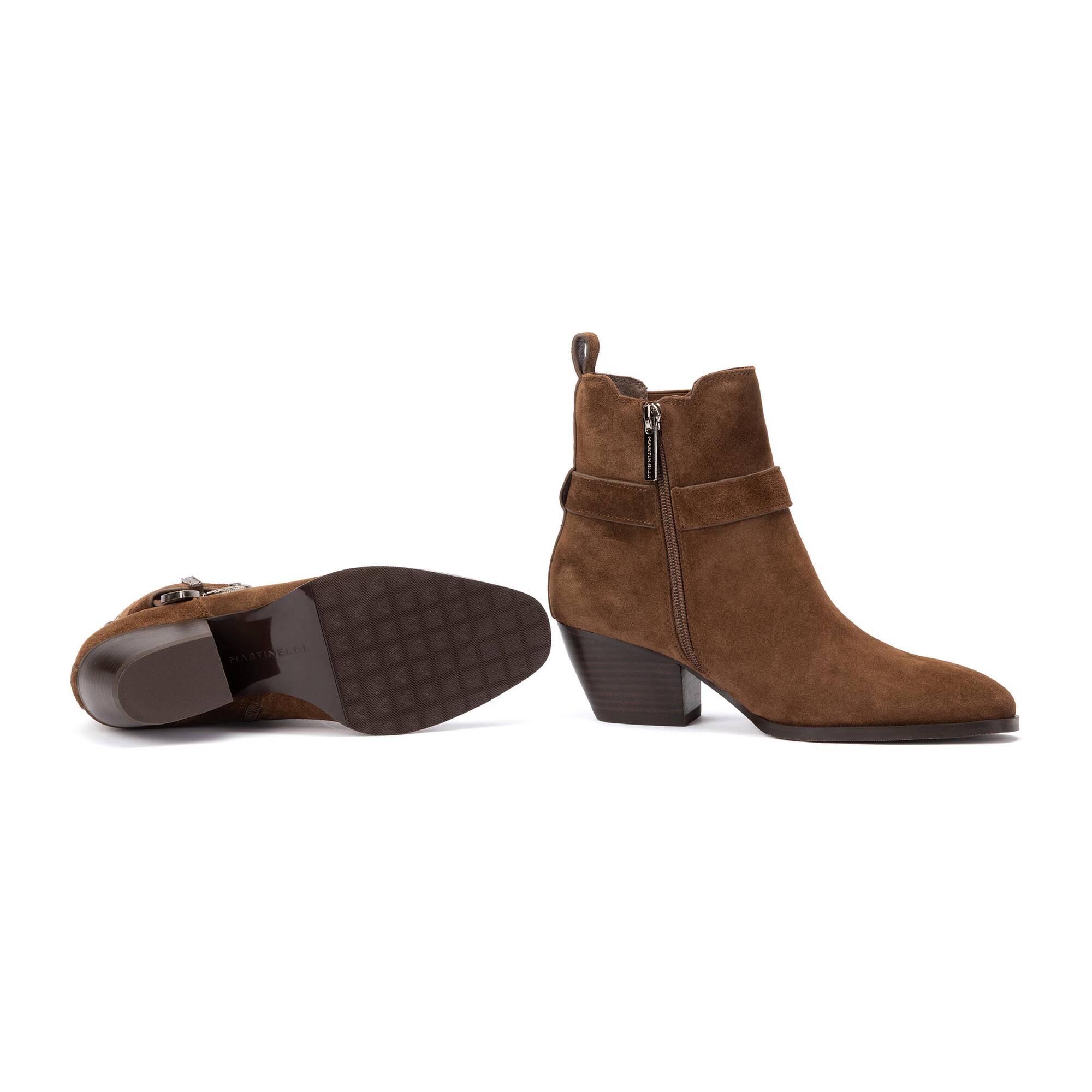 Heeled Ankle Boots | JEANNE S064-B685XY, TABACO, large image number 70-S064-B685XY_123_Martinelli_JEANNE_TABACO_full.jpg | null