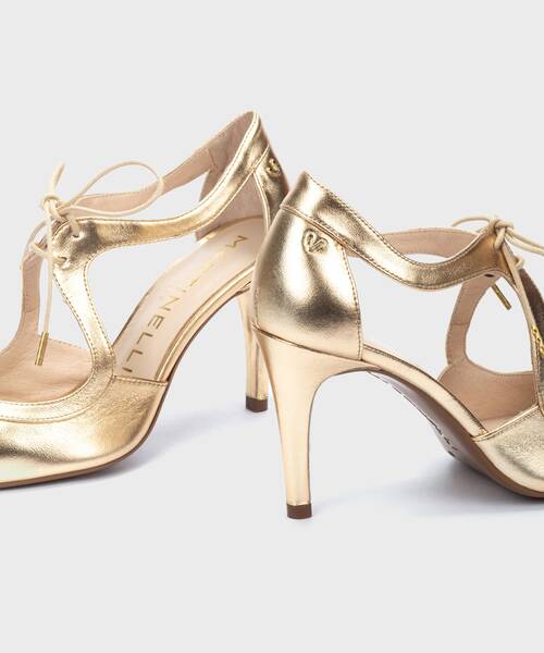 Zapatos Novia Personalizados | THELMA 1489-3498SMT | GOLD | Martinelli