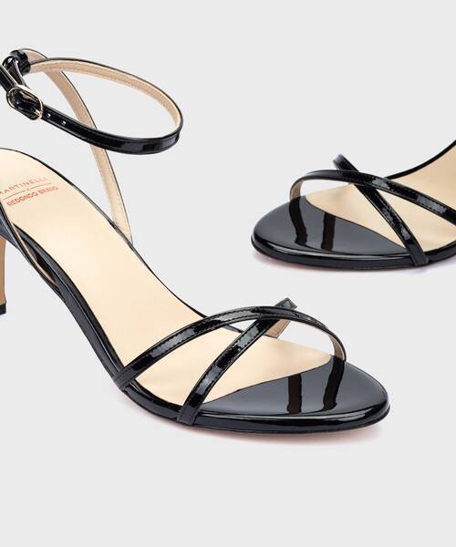 Heeled Sandals | MERAVIGLI S005-B411H | BLACK | Martinelli