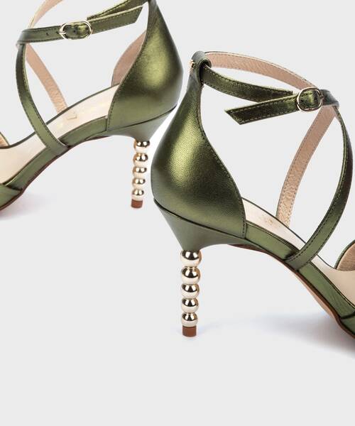 Heeled Sandals | MICHIGAN 1594-A785S | VERDE | Martinelli