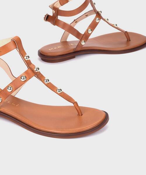 Flat Sandals | MAZZINI 1535-B158C | BRANDY | Martinelli