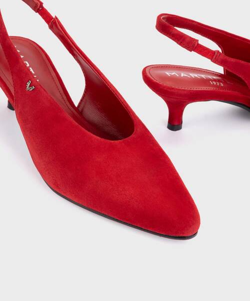Court Shoes | ADDA S054-B642AY | RED | Martinelli