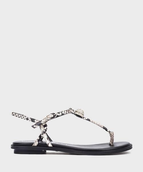 Flat Sandals | MAZZINI 1535-B253T | BLACK | Martinelli