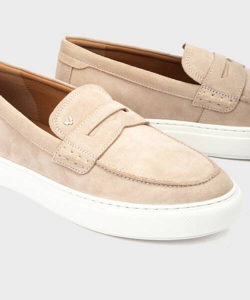 Slip on Loafers | HASTINGS 1738-2952WY | SANDSTONE | Martinelli