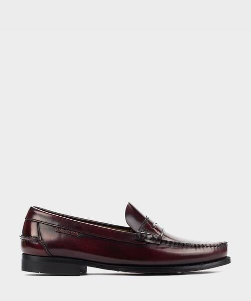 Slip on Loafers | ALCALA C101-0017AYM | BURGUNDY | Martinelli
