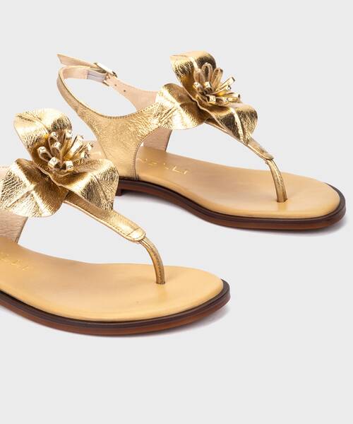 Flat Sandals | MAZZINI 1535-B251N | ORO | Martinelli