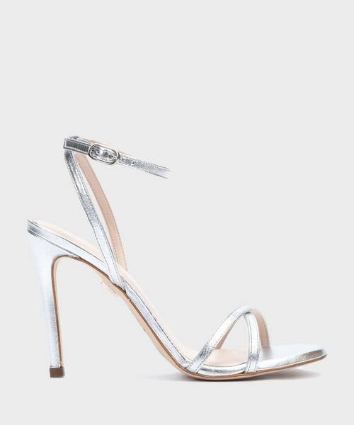 Heeled Sandals | LOREN 1670-B045S | PLATA | Martinelli