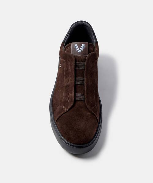 Men elastic-lace elegant sneakers , SULLIVAN C045 , SULLIVAN C045-Z011F , TESTA