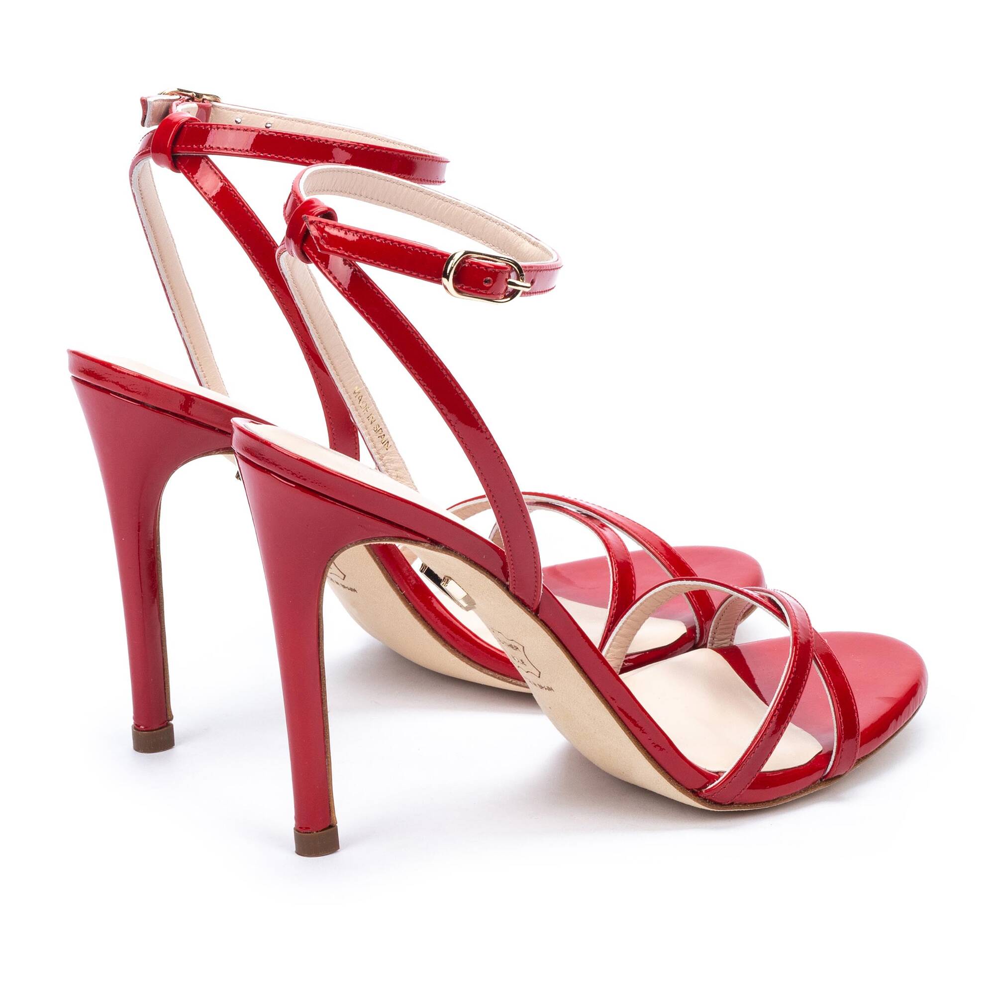 Heeled Sandals | LOREN 1670-B045H, ROJO, large image number 30-1670-B045H_519_Martinelli_LOREN_ROJO_full.jpg | null