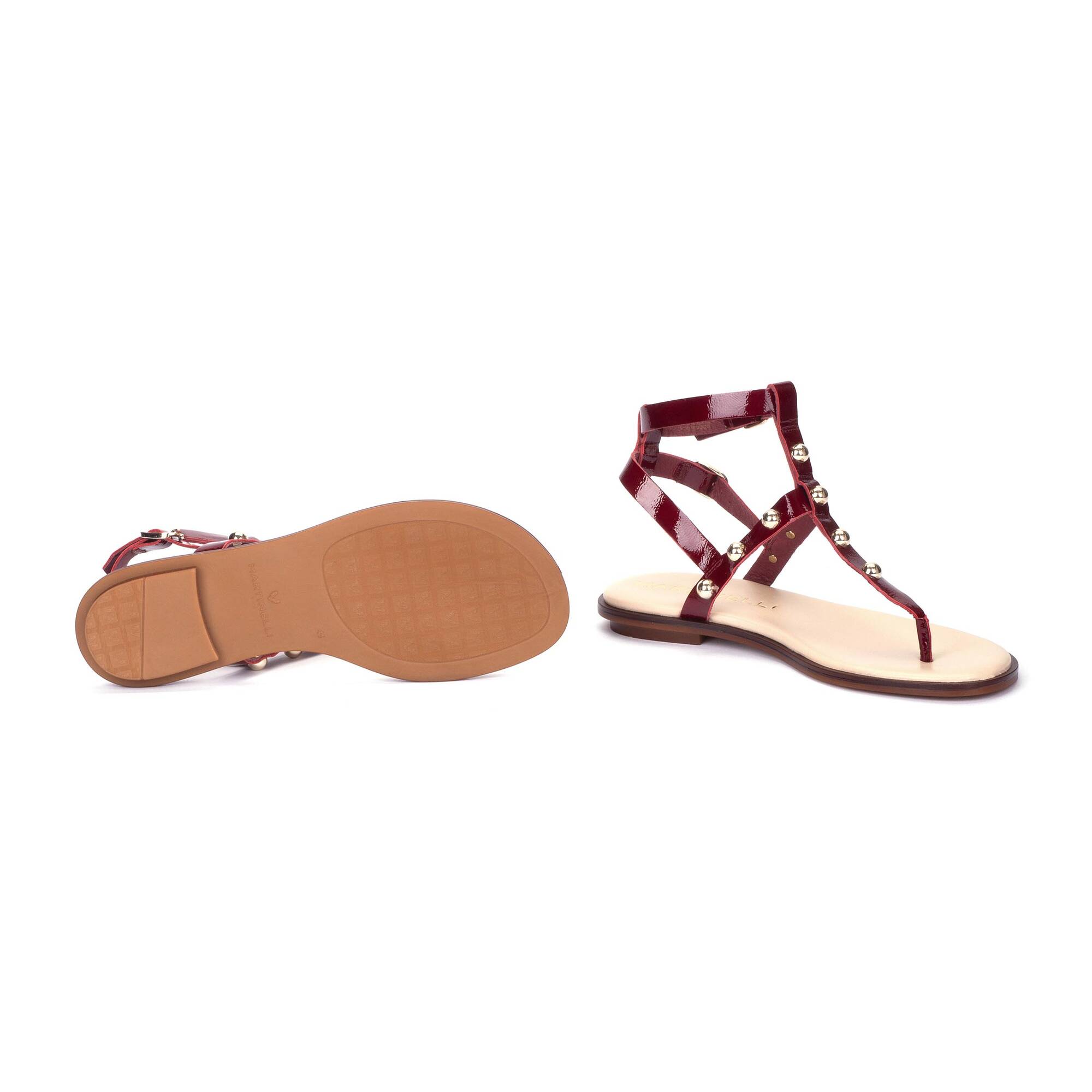 Sandalias planas | MAZZINI 1535-B158D, ROJO, large image number 70-1535-B158D_519_Martinelli_MAZZINI_ROJO_full.jpg | null