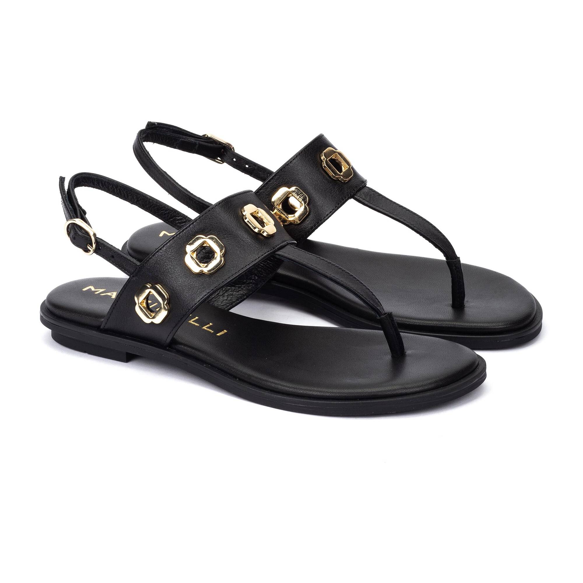Flat Sandals | MAZZINI 1535-B252Z, BLACK, large image number 20-1535-B252Z_000_Martinelli_MAZZINI_BLACK_full.jpg | null