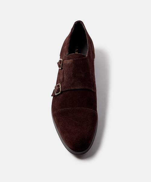 Men monk shoe , EMPIRE 1492 , EMPIRE 1492-2632X , DARKBROWN