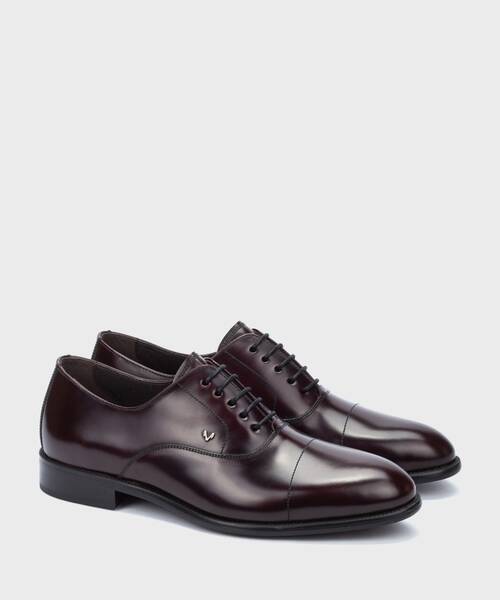 Zapatos Novio Personalizados | ARLINGTON 1691-2856TMT | BURDEOS | Martinelli