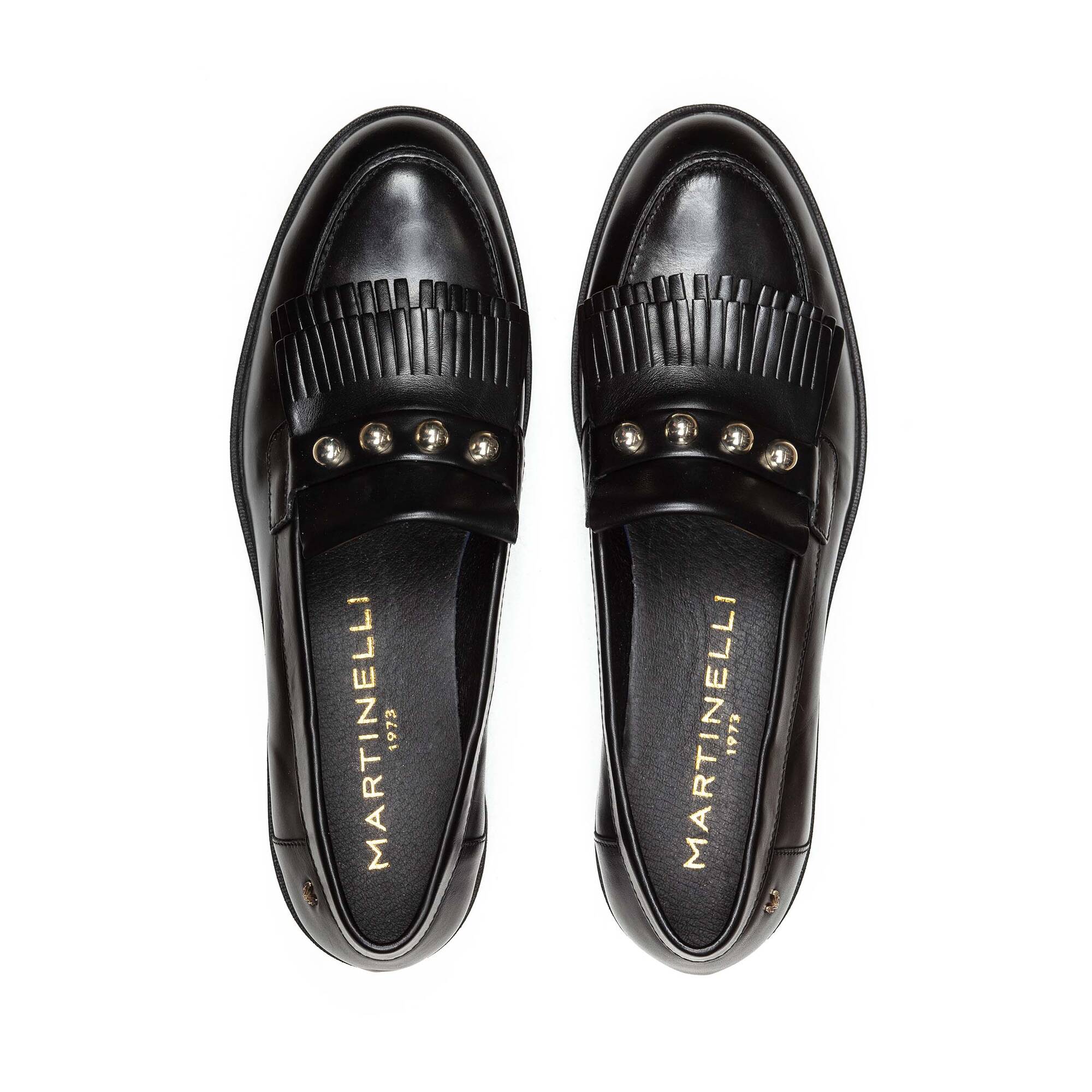 Loafers | HERMOSILLA 1568-B108K, BLACK, large image number 100-1568-B108K_000_Martinelli_HERMOSILLA_BLACK_full.jpg | null