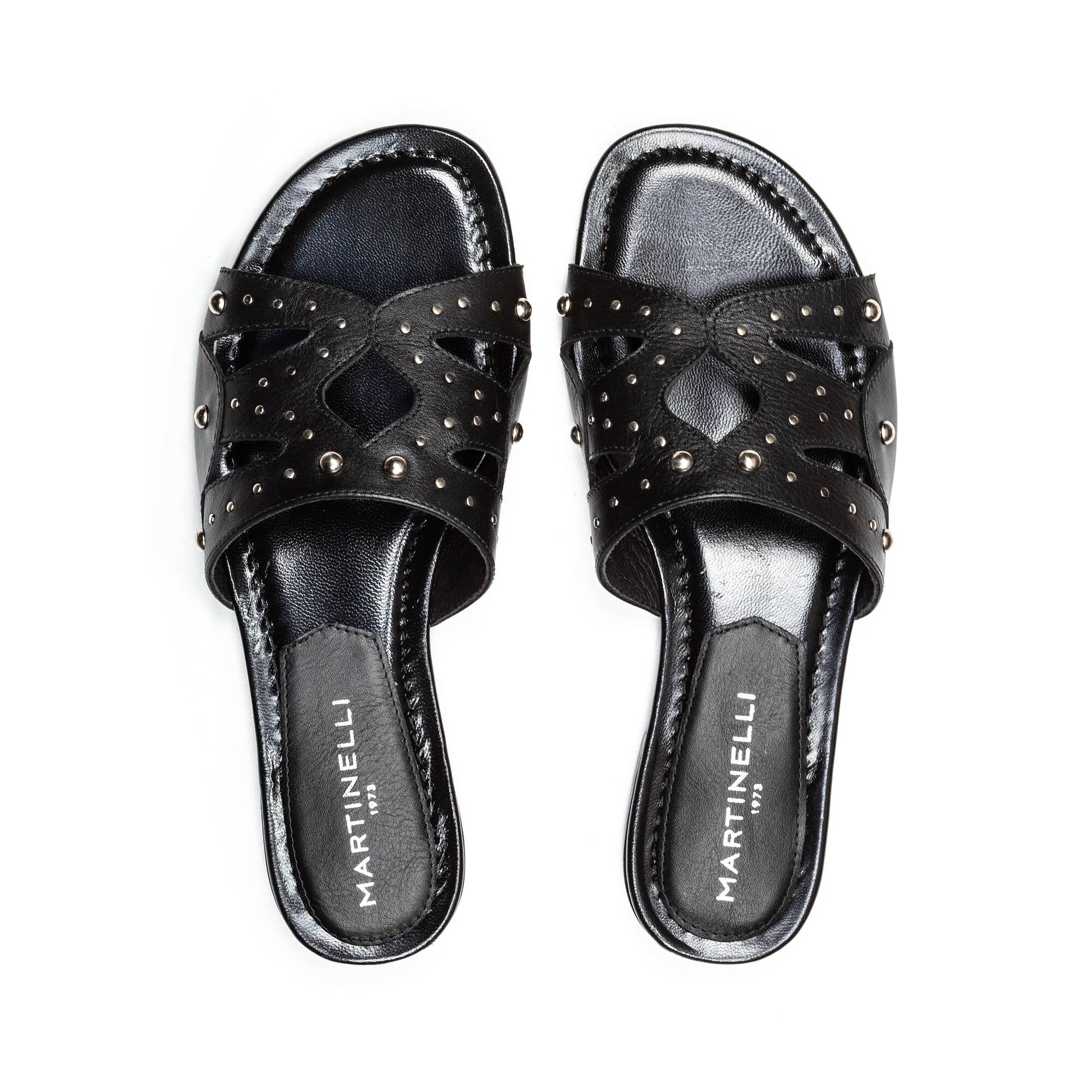 Sandalias planas | ELYSEES 1561-A675Z, BLACK, large image number 100-1561-A675Z_000_Martinelli_ELYSEES_BLACK_full.jpg | null