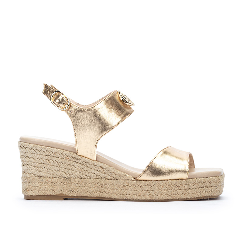 Martinelli Sandalias cuña de piel DORA 1711