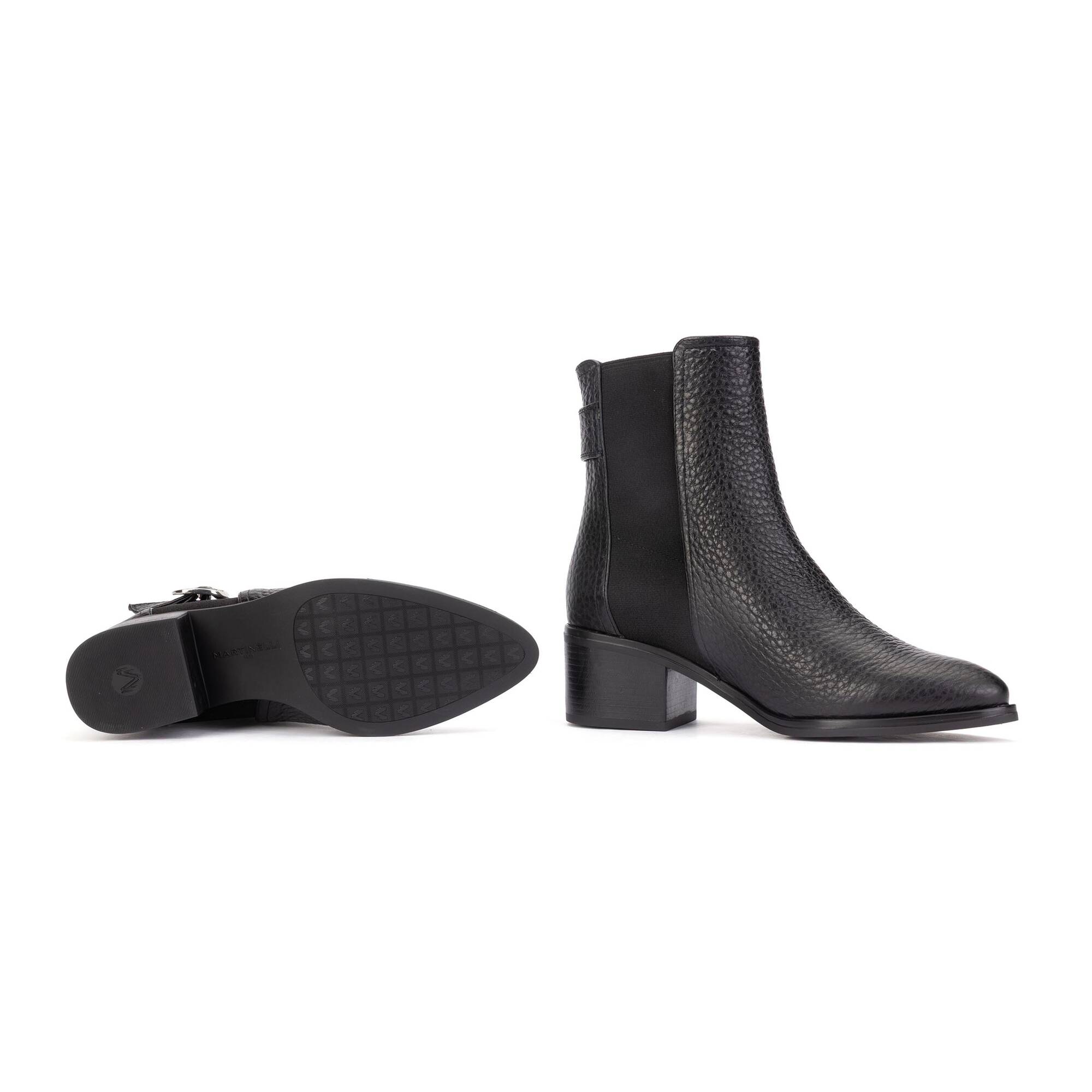 Heeled Ankle Boots | ZINNIA 1603-A924M, BLACK, large image number 70-1603-A924M_000_Martinelli_ZINNIA_BLACK_full.jpg | null