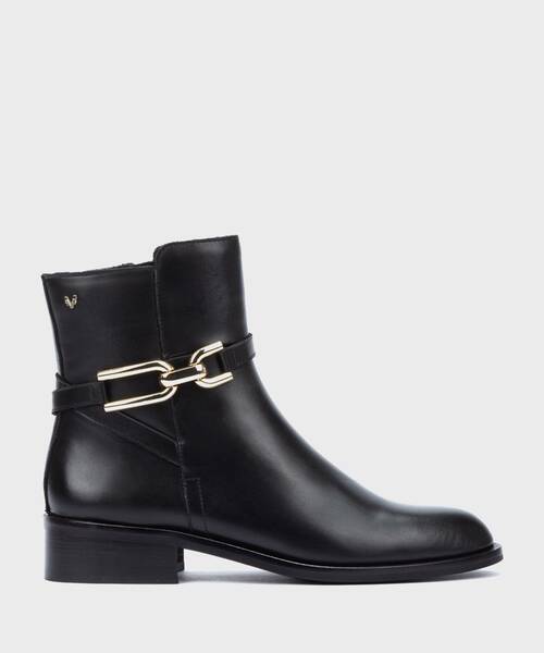 Flat ankle boots | RESSI 1718-A903P | BLACK | Martinelli