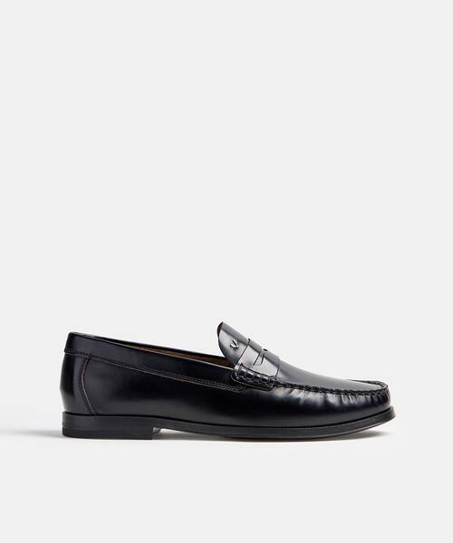 Men loafers , FORTHILL 1623 , FORTHILL 1623-2761N , BLACK