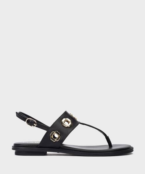 Flat Sandals | MAZZINI 1535-B252Z | BLACK | Martinelli