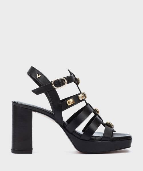 Heeled Sandals | LAWRENCE 1685-B137E | BLACK | Martinelli