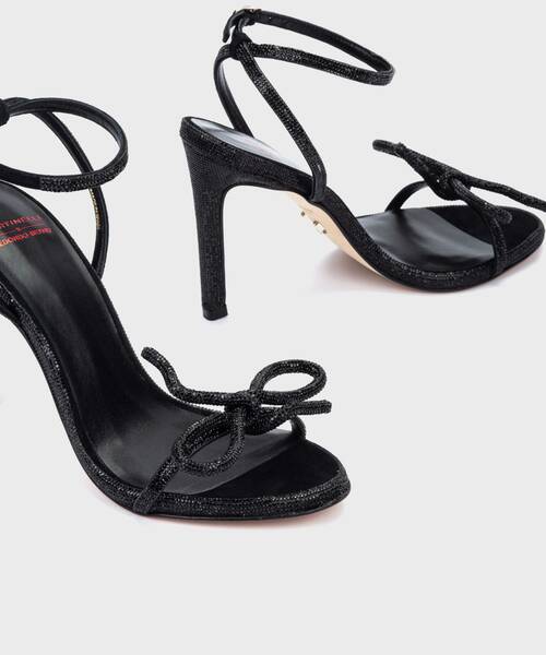 Heeled Sandals | SPRING S024-B525A | BLACK | Martinelli