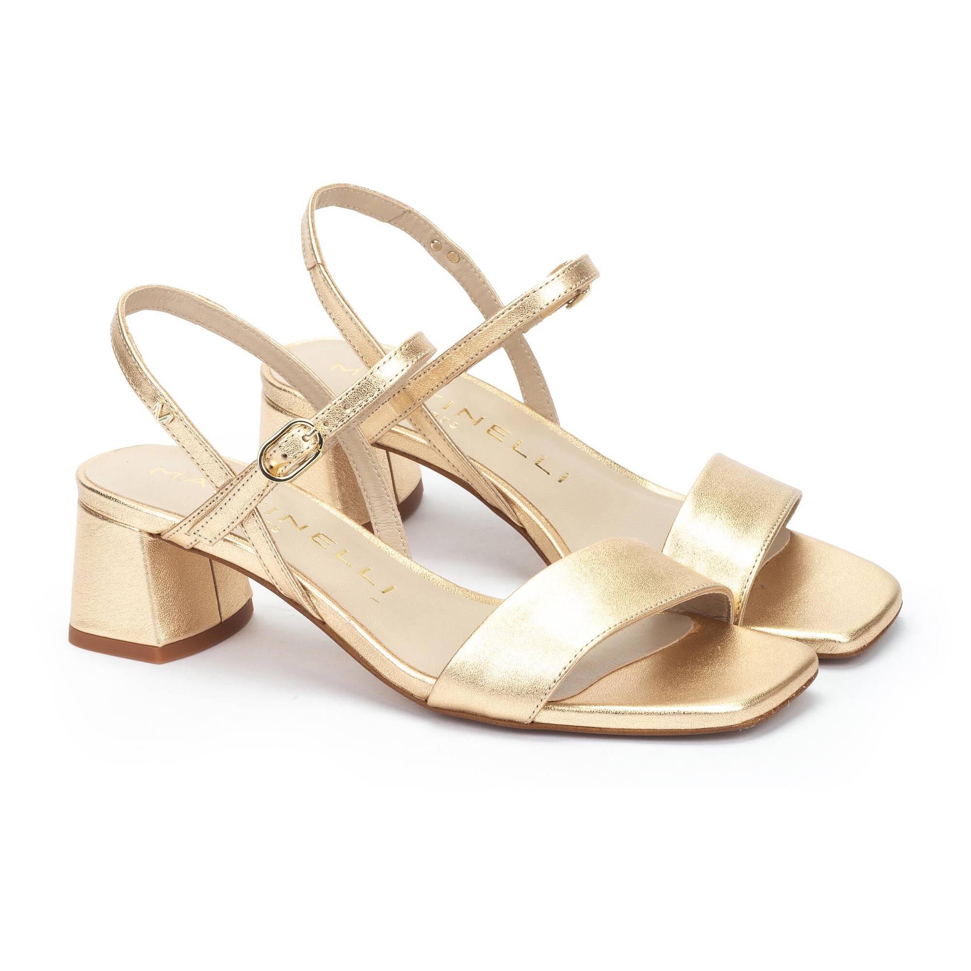 Sandalias tac&oacute;n | VETTABBIA 1751-B363S, GOLD, large image number 20-1751-B363S_773_Martinelli_VETTABBIA_GOLD_full.jpg | null