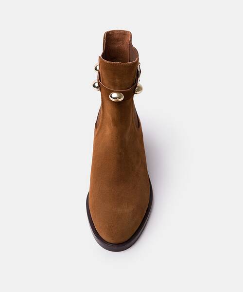 Women suede ankle boots , RESSI 1718 , RESSI 1718-A933N , CUERO