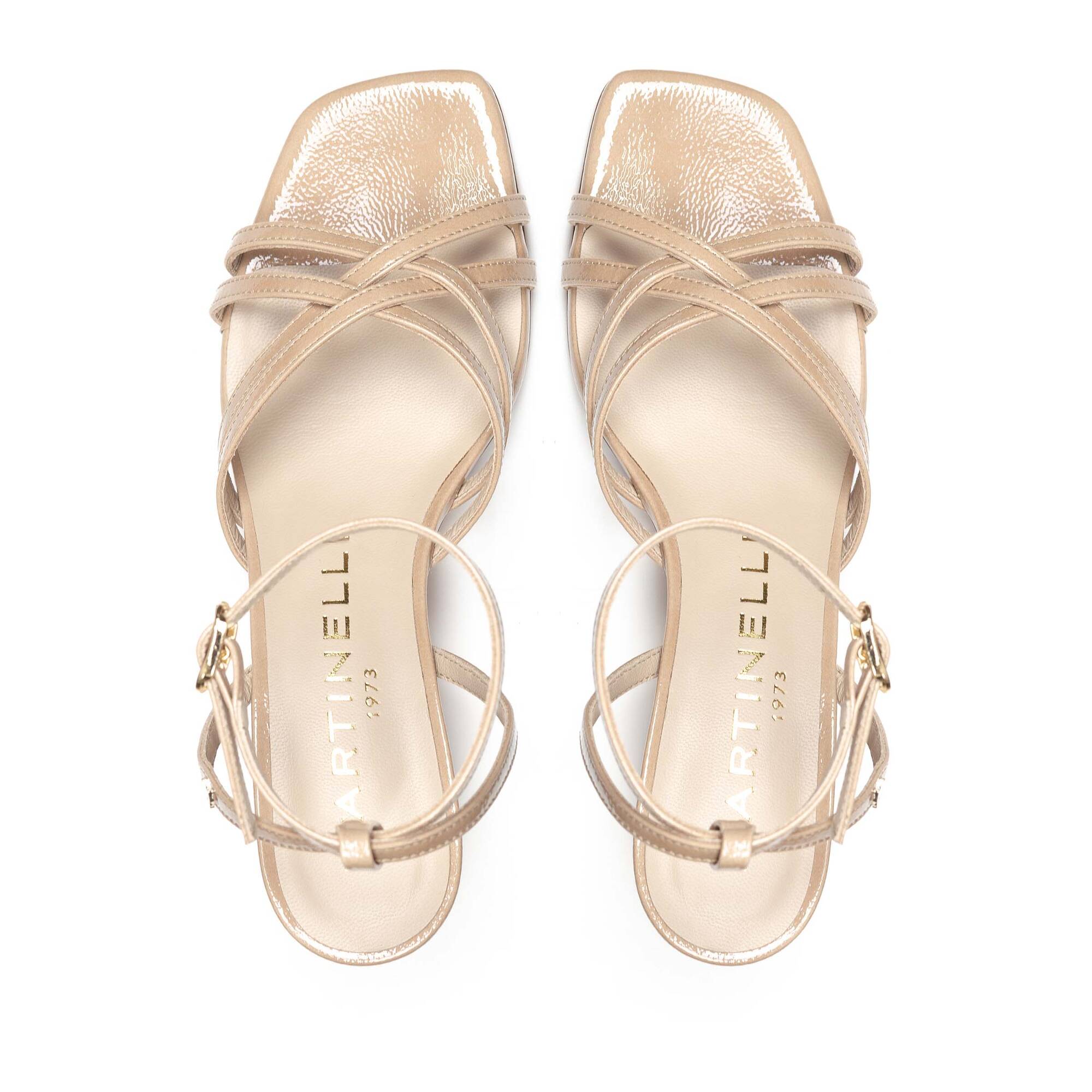 Heeled Sandals | LESINA 1745-B341D, STONE, large image number 100-1745-B341D_090_Martinelli_LESINA_STONE_full.jpg | null