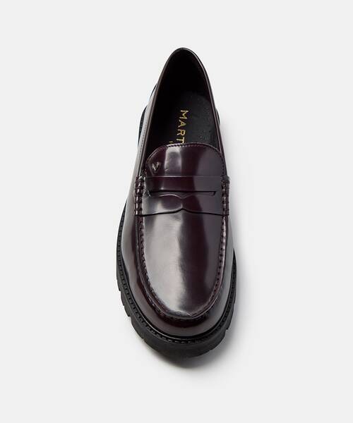 Men chunky loafers with lightweight sole , SUTTON 1730 , SUTTON 1730-2921TY , BURDEOS