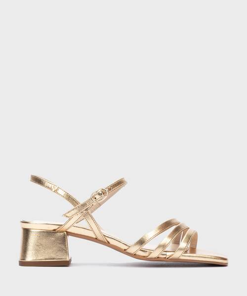 Heeled Sandals | AUBRY 1690-B167S | GOLD | Martinelli