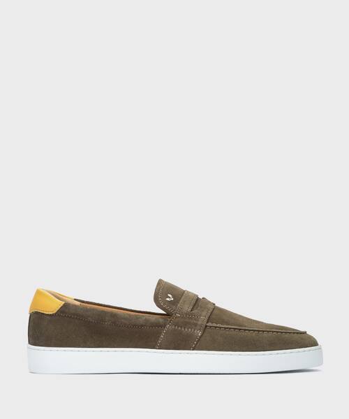 Slip on Loafers | STAMFORD 1686-2881W | OLIVE | Martinelli