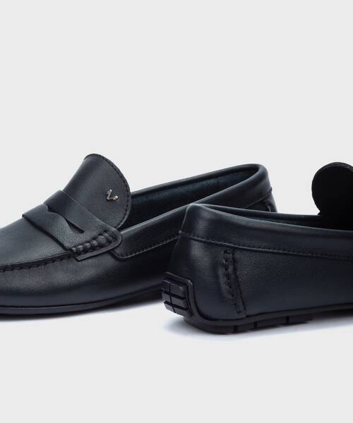 Slip on Loafers | PACIFIC 1411-2496DYM | NAVY | Martinelli