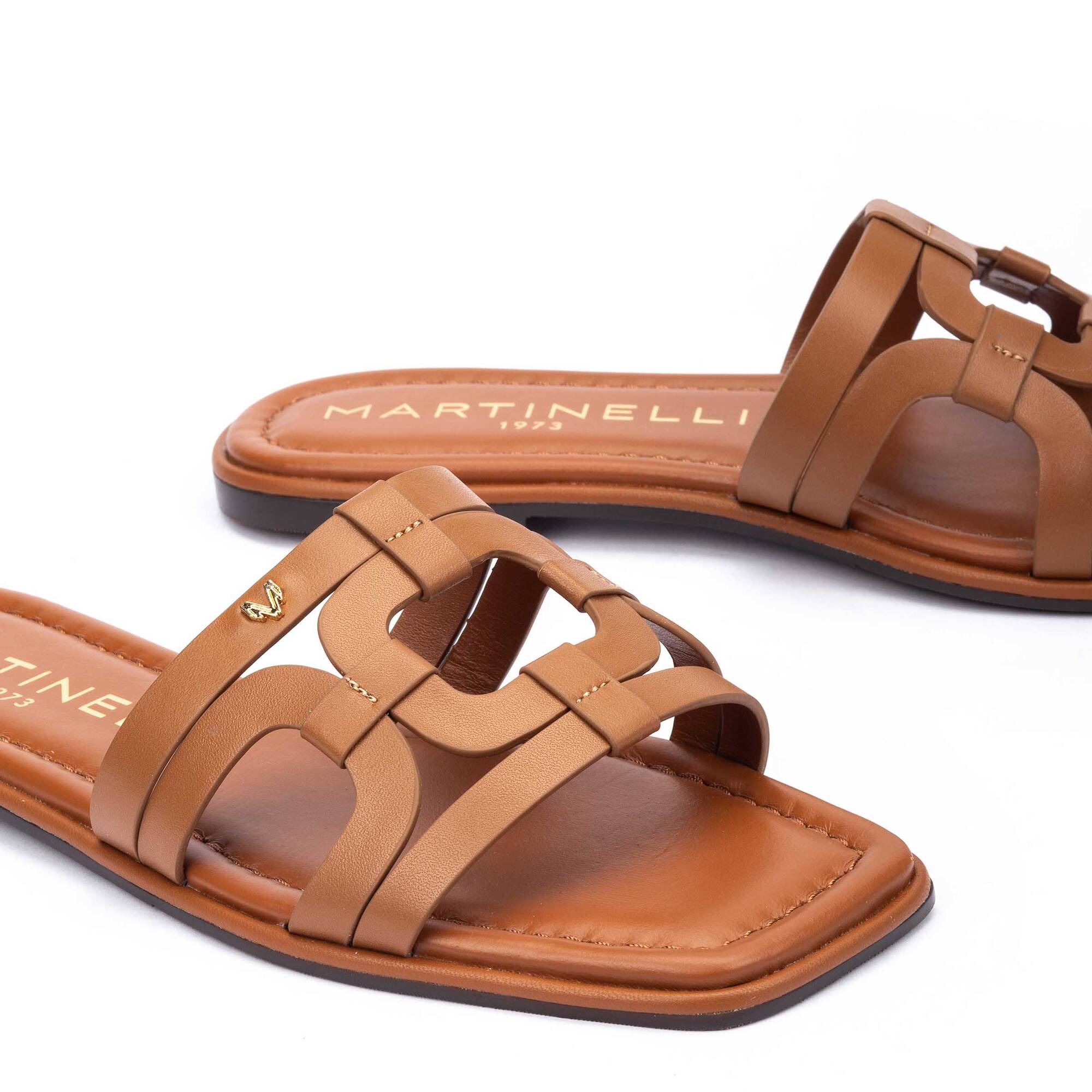 Platte sandalen | BELISARIO S034-B572CY, CUERO, large image number 60-S034-B572CY_202_Martinelli_BELISARIO_CUERO_full.jpg | null