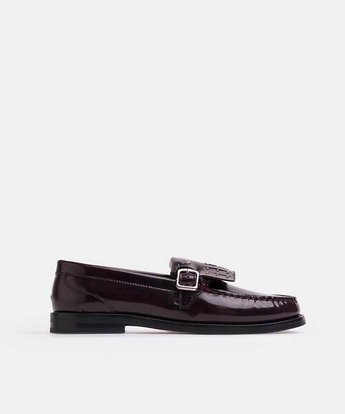 Women buckle loafers , SETTALA 1734 , SETTALA 1734-B327TY , BURDEOS