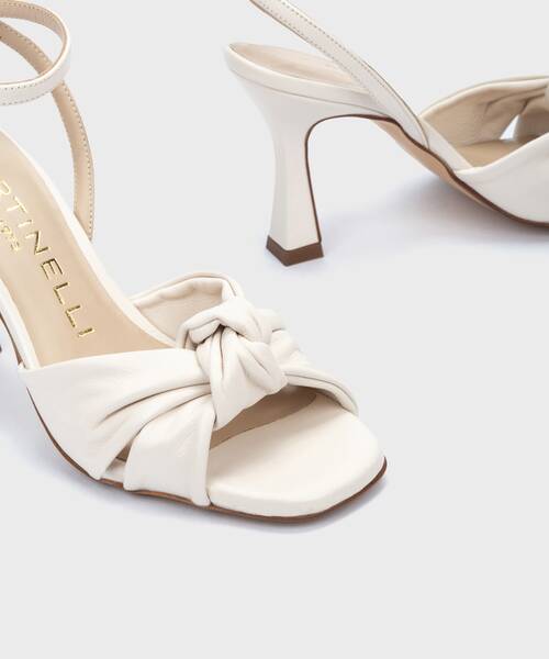 Heeled Sandals | HAILEE 1683-B131Z | OFF WHITE | Martinelli