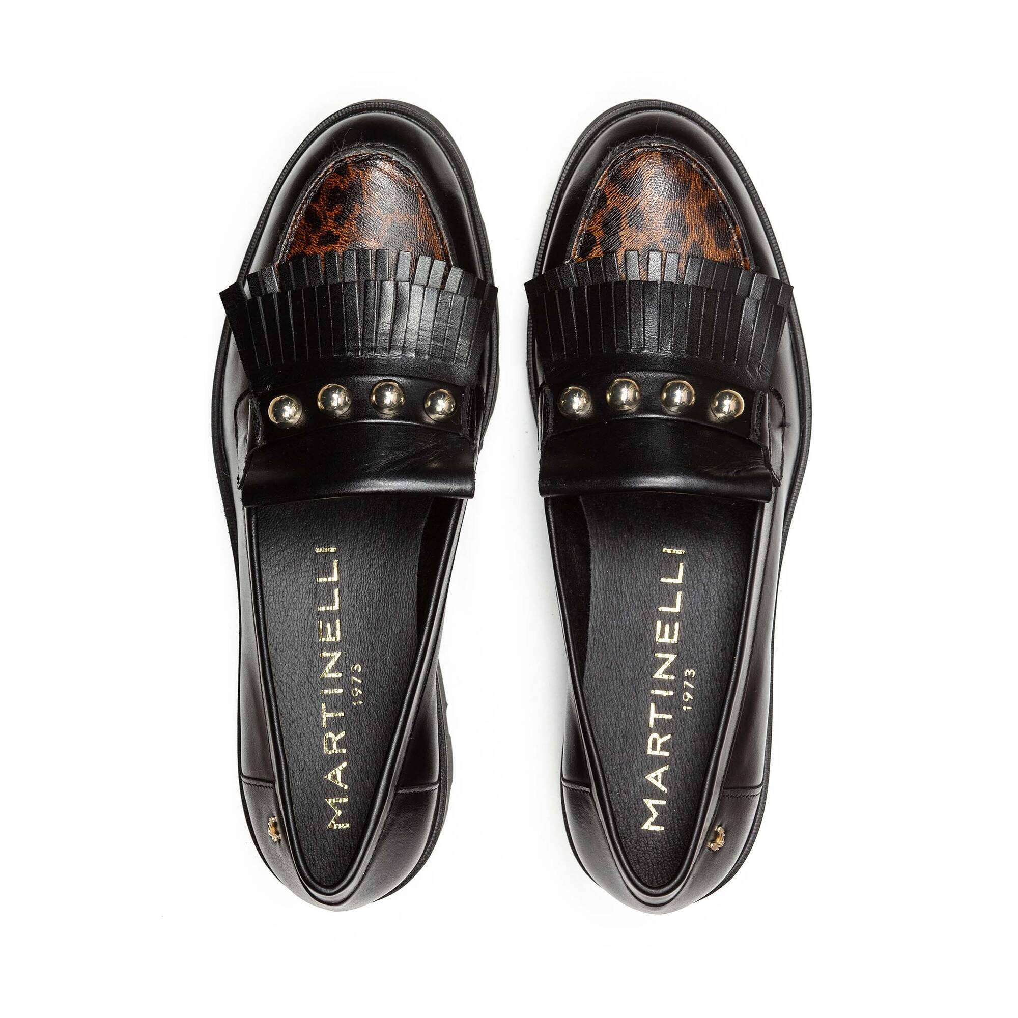 Loafers | HERMOSILLA 1568-B108KA, BLACK, large image number 100-1568-B108KA_000_Martinelli_HERMOSILLA_BLACK_full.jpg | null