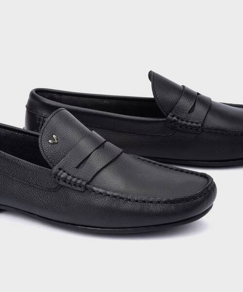 Slip on Loafers | PACIFIC 1411-2496DYM | BLACK | Martinelli