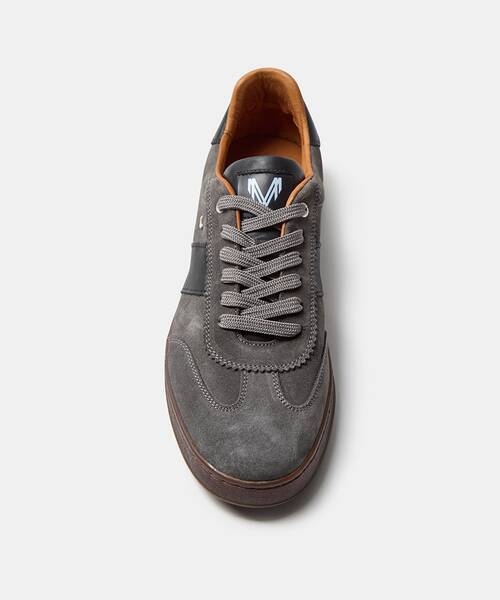 Zapatilla serraje  para hombre , SEAFORD C047 , SEAFORD C047-Z022W , DARKGREY