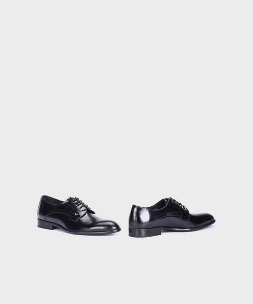 Lace up shoes | NEWMAN 1053-0782PYM | BLACK | Martinelli