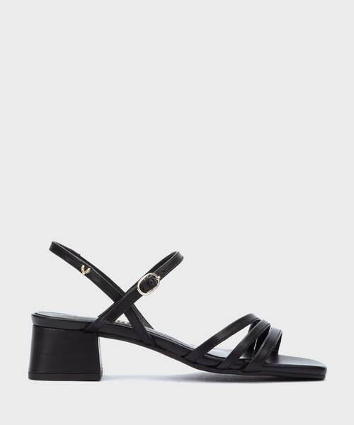 Heeled Sandals | AUBRY 1690-B167Z | BLACK | Martinelli