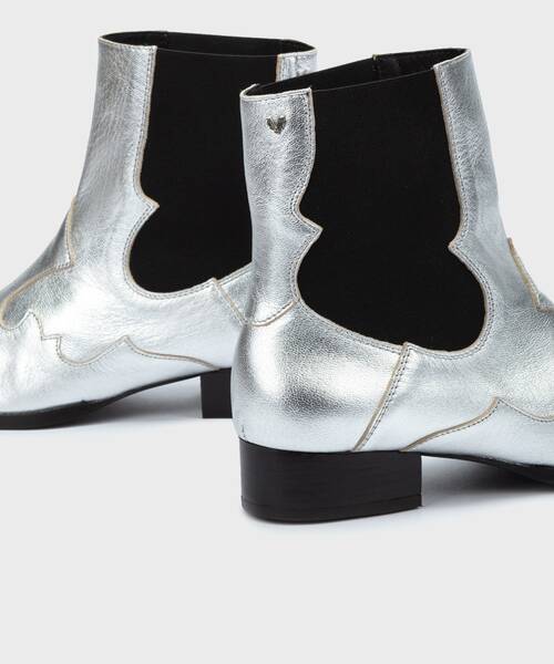 Botines Planos | POMPIDOU 1507-6658S | PLATA | Martinelli